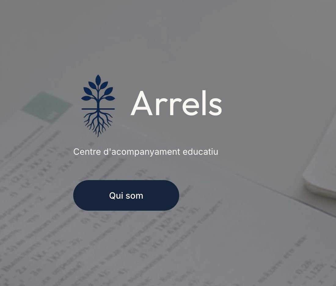 Centre Arrels educational support website